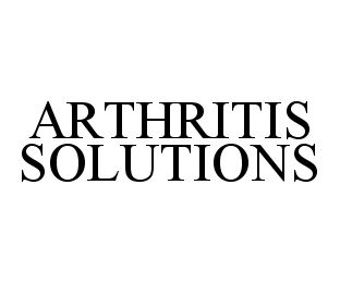 ARTHRITIS SOLUTIONS