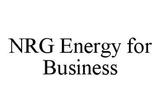 NRG ENERGY FOR BUSINESS