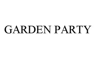 GARDEN PARTY