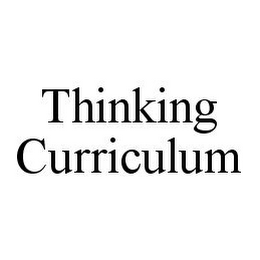 THINKING CURRICULUM