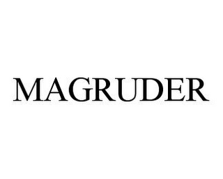 MAGRUDER