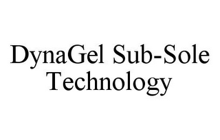 DYNAGEL SUB-SOLE TECHNOLOGY