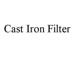 CAST IRON FILTER