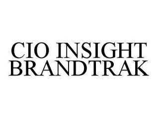 CIO INSIGHT BRANDTRAK