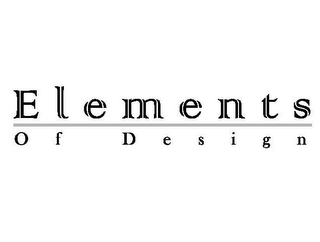 ELEMENTS OF DESIGN