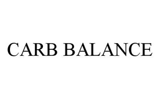 CARB BALANCE