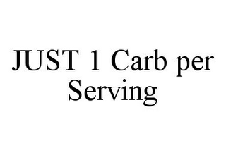 JUST 1 CARB PER SERVING