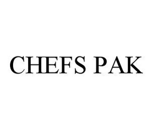 CHEFS PAK