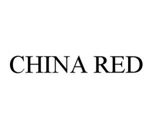 CHINA RED