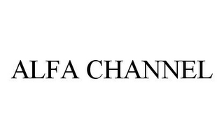 ALFA CHANNEL