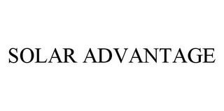 SOLAR ADVANTAGE