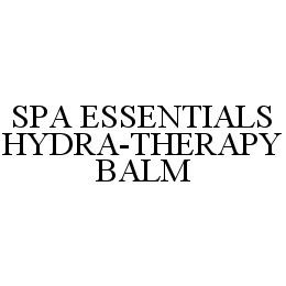 SPA ESSENTIALS HYDRA-THERAPY BALM