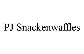 PJ SNACKENWAFFLES