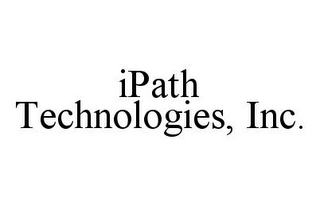 IPATH TECHNOLOGIES, INC.