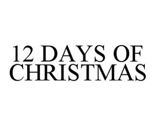 12 DAYS OF CHRISTMAS