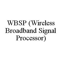 WBSP (WIRELESS BROADBAND SIGNAL PROCESSOR)