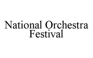 NATIONAL ORCHESTRA FESTIVAL