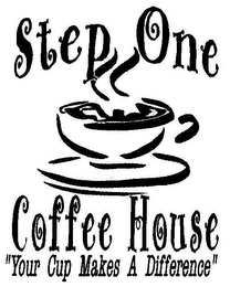 STEP ONE COFFEE HOUSE "YOUR CUP MAKES A DIFFERENCE"