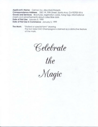 CELEBRATE THE MAGIC