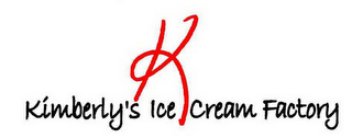 K KIMBERLY'S ICE CREAM FACTORY