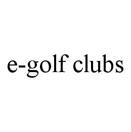 E-GOLF CLUBS