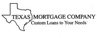 TEXAS MORTGAGE COMPANY CUSTOM LOANS TO YOUR NEEDS