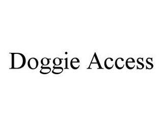 DOGGIE ACCESS