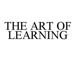 THE ART OF LEARNING