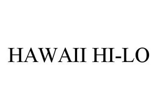 HAWAII HI-LO