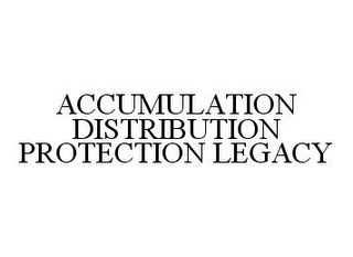 ACCUMULATION DISTRIBUTION PROTECTION LEGACY