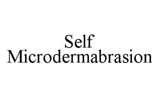 SELF MICRODERMABRASION