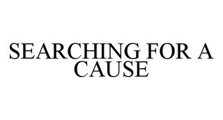 SEARCHING FOR A CAUSE