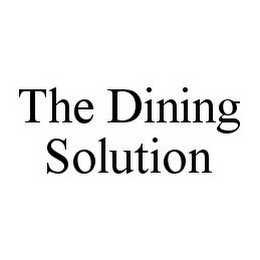 THE DINING SOLUTION
