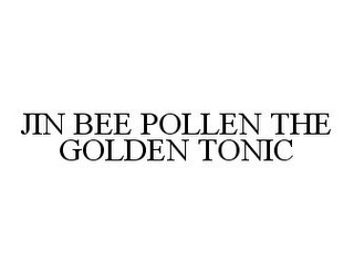 JIN BEE POLLEN THE GOLDEN TONIC