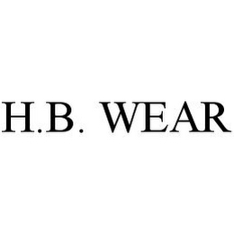 H.B. WEAR