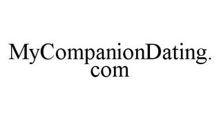 MYCOMPANIONDATING.COM