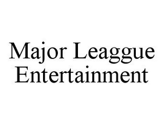 MAJOR LEAGGUE ENTERTAINMENT