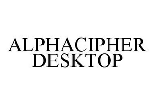 ALPHACIPHER DESKTOP