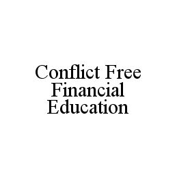 CONFLICT FREE FINANCIAL EDUCATION