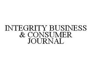 INTEGRITY BUSINESS & CONSUMER JOURNAL