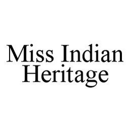 MISS INDIAN HERITAGE