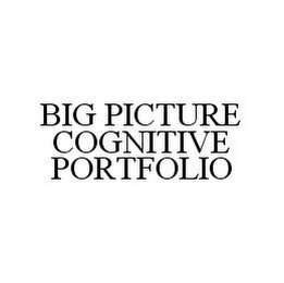 BIG PICTURE COGNITIVE PORTFOLIO