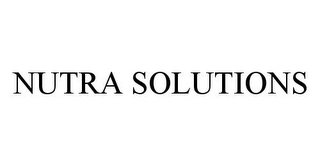 NUTRA SOLUTIONS