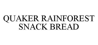 QUAKER RAINFOREST SNACK BREAD
