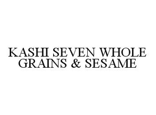 KASHI SEVEN WHOLE GRAINS & SESAME