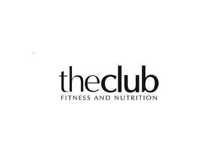 THE CLUB FITNESS & NUTRITION