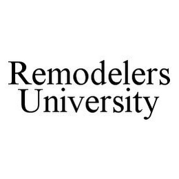 REMODELERS UNIVERSITY