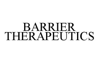 BARRIER THERAPEUTICS