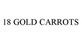 18 GOLD CARROTS