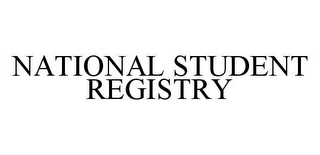 NATIONAL STUDENT REGISTRY